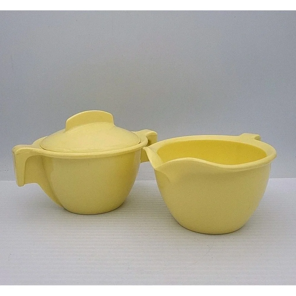 Vintage Sugar‎ Bowl & Creamer By Meladur By Lapcor